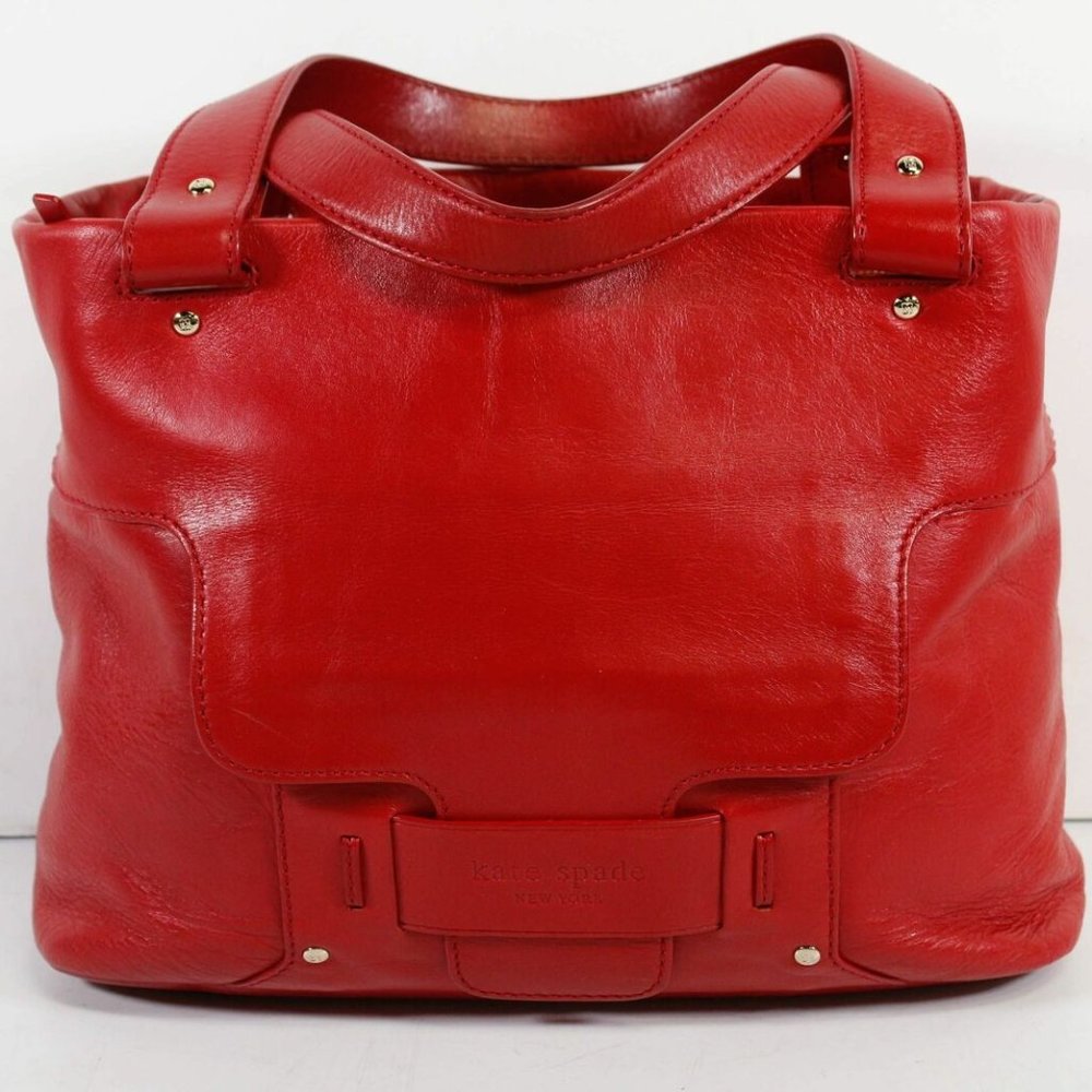 Kate Spade NY Red Leather Shoulder Bag